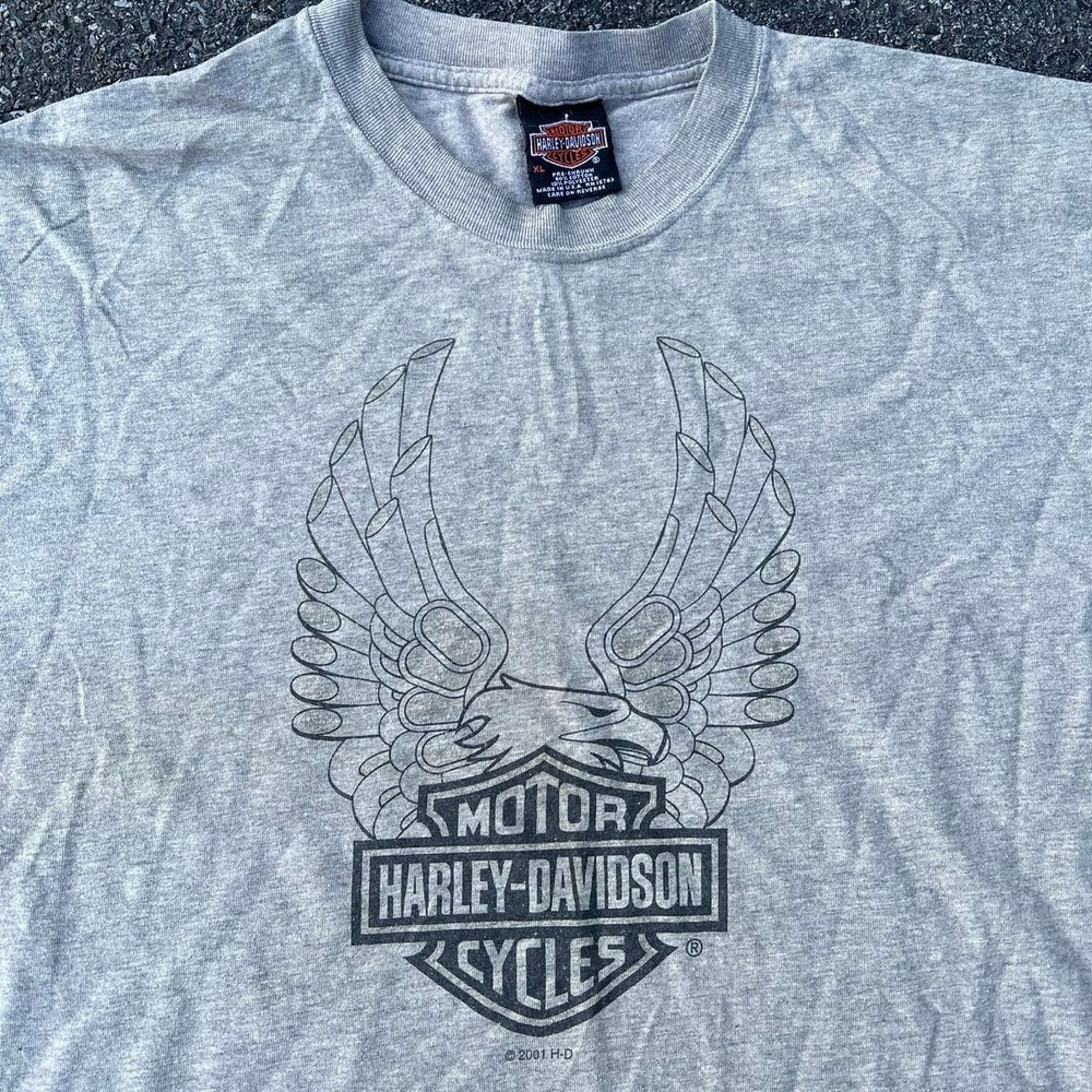 1990s Harley Davidson Graphic AOP shirt size XL